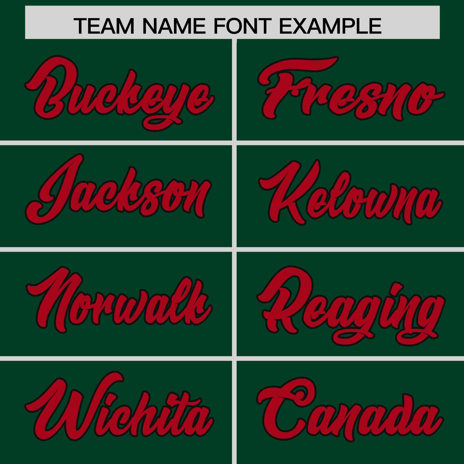 Custom Green Red Baroque Style Personalized Baseball Jersey