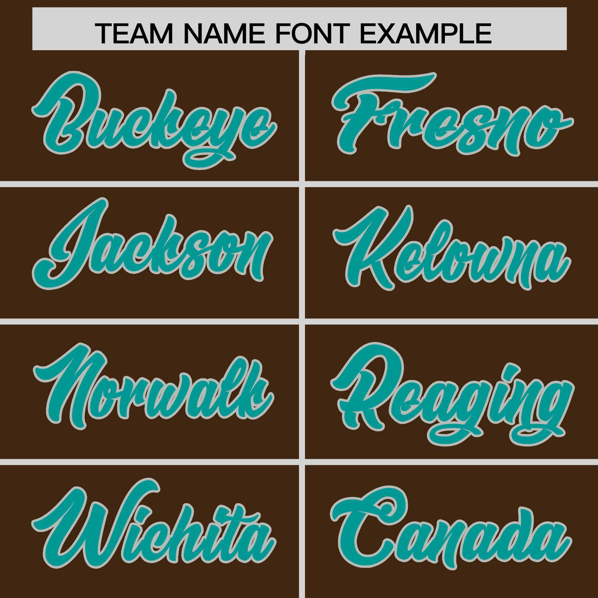 Custom Brown Teal Baroque Style Personalized Baseball Jersey