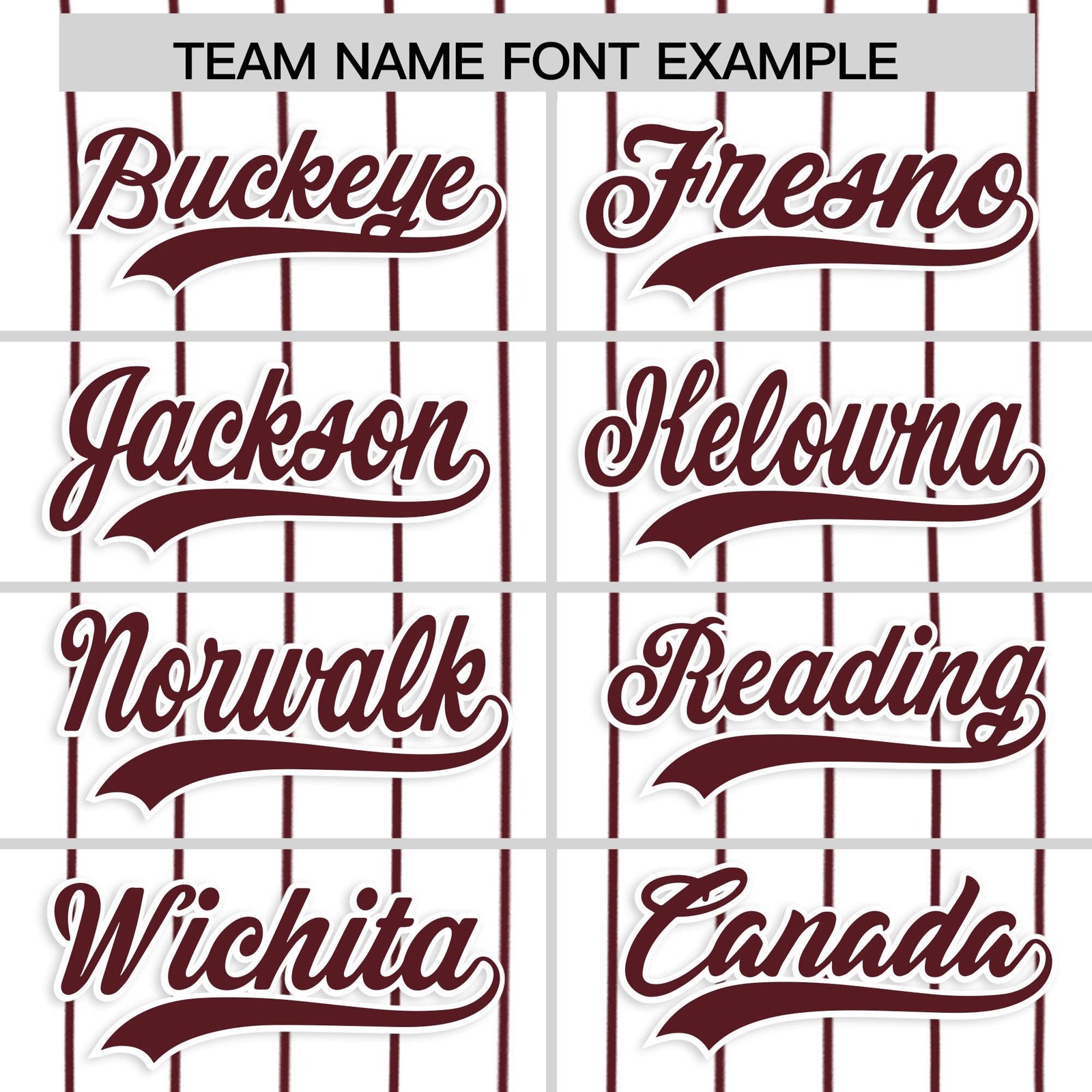 Custom White Burgundy Stripe Fashion Authentic Baseball Jersey