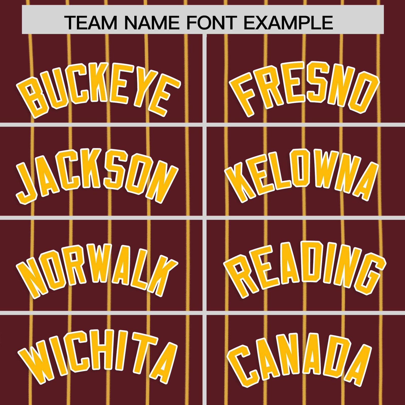 Custom Burgundy Yellow Stripe Fashion Authentic Baseball Jersey