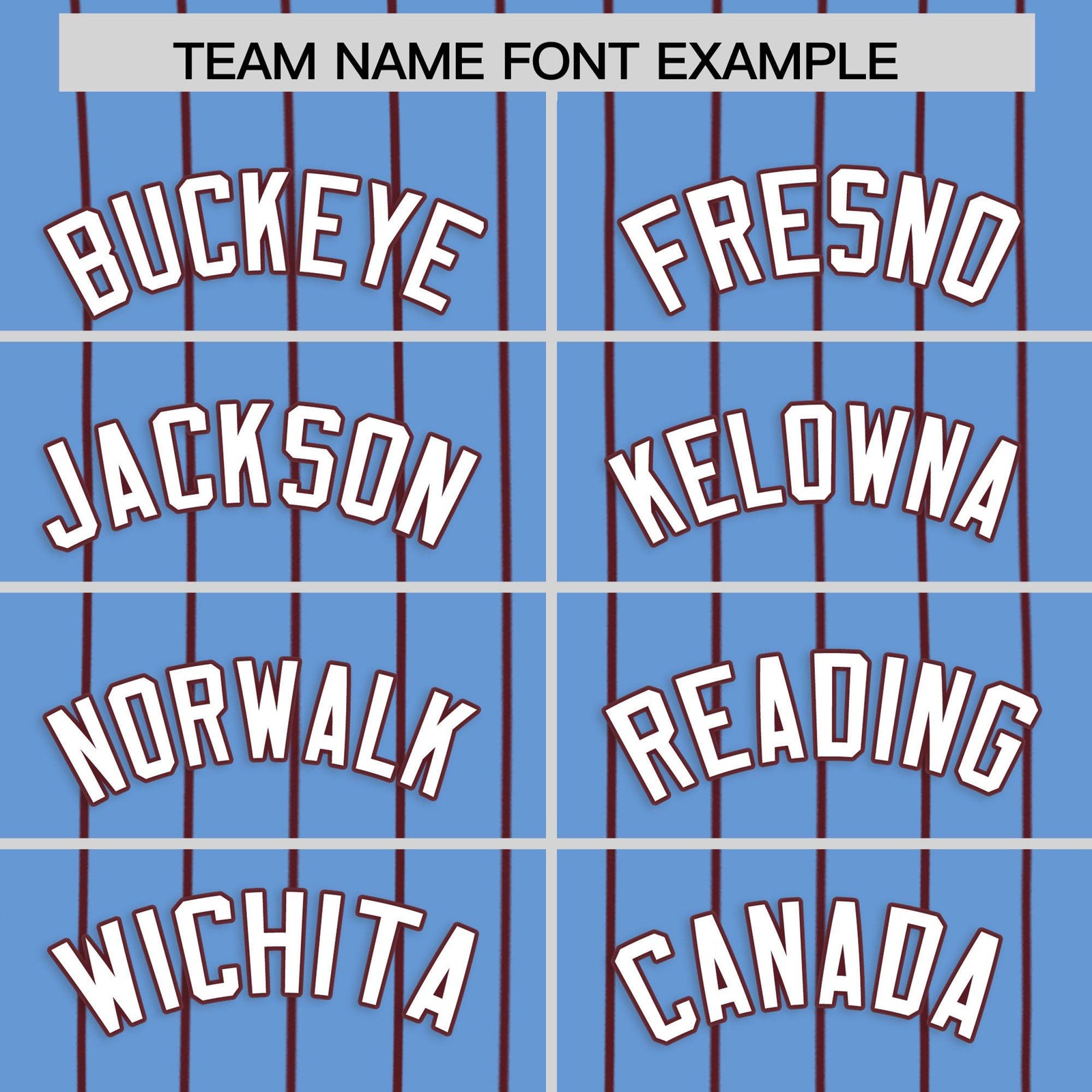 Custom Powder Blue Burgundy Stripe Fashion Authentic Baseball Jersey