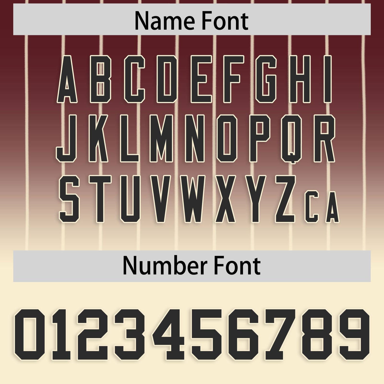 Custom Burgundy Cream Gradient Stripe Fashion Authentic Baseball Jersey