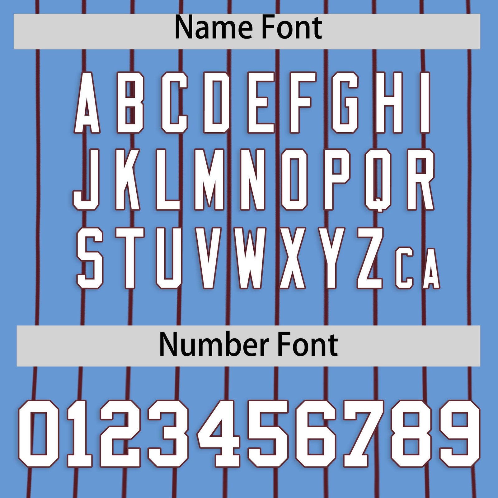 Custom Powder Blue Burgundy Stripe Fashion Authentic Baseball Jersey