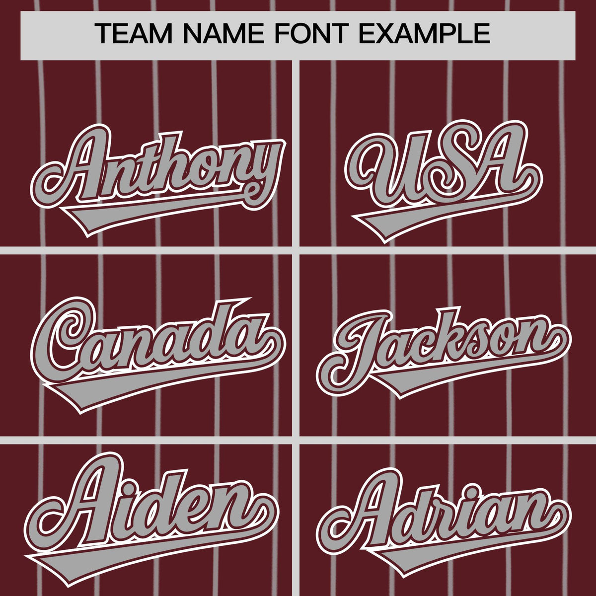 Custom Burgundy Gray Stripe Fashion Authentic Baseball Jersey