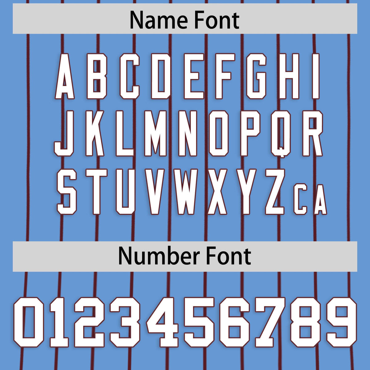 Custom Powder Blue Burgundy Stripe Fashion Authentic Baseball Jersey