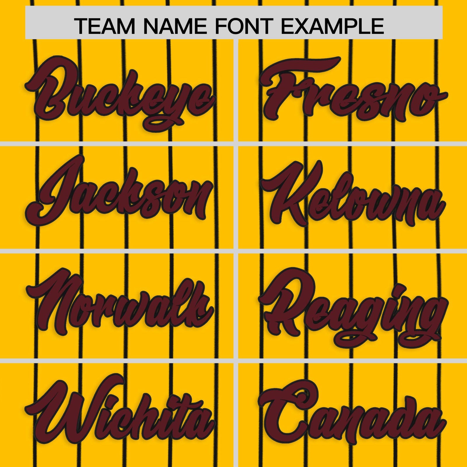 Custom Yellow Black Stripe Fashion Authentic Baseball Jersey