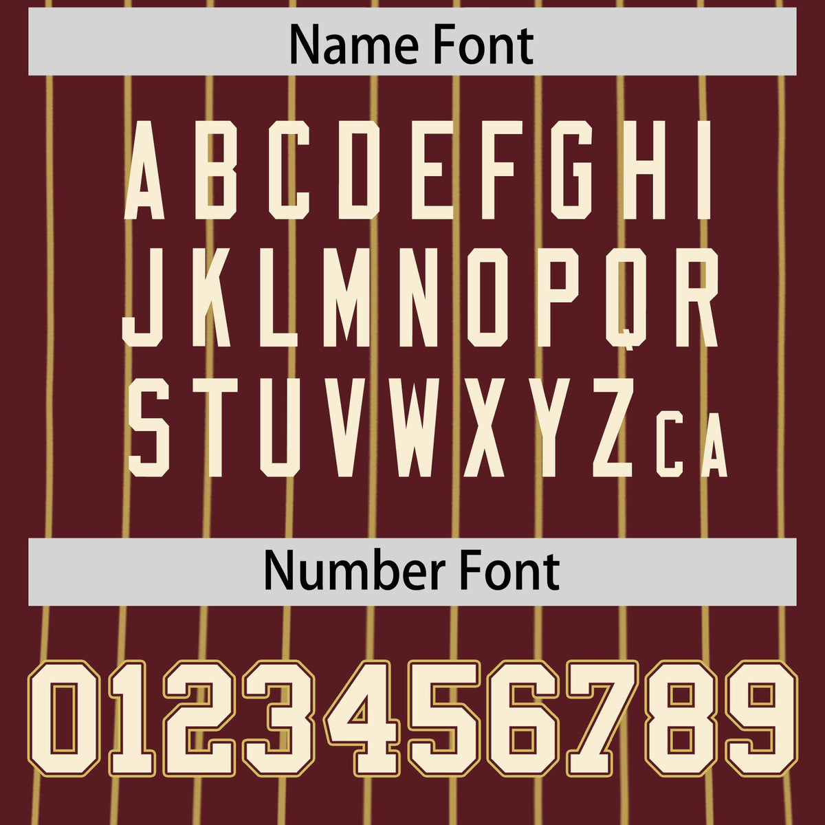 Custom Burgundy Old Gold Stripe Fashion Authentic Baseball Jersey