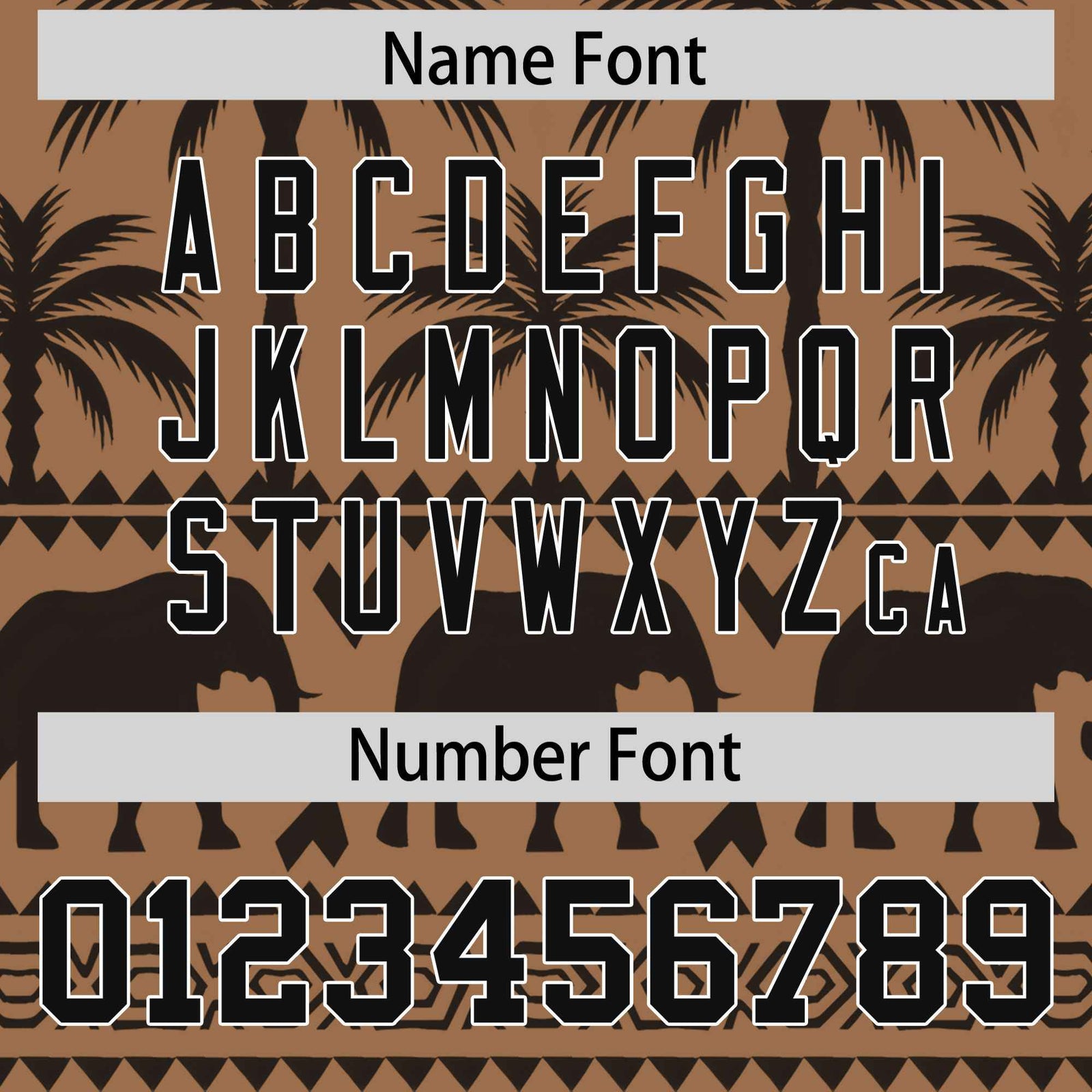 Custom Light Brown Black Graffiti Pattern Personalized Bossinia Style Authentic Baseball Jersey