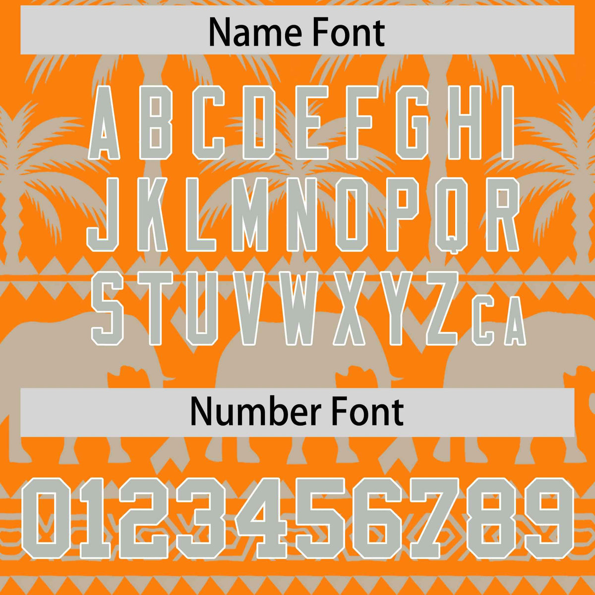 Custom Orange Gray Graffiti Pattern Personalized Bossinia Style Authentic Baseball Jersey