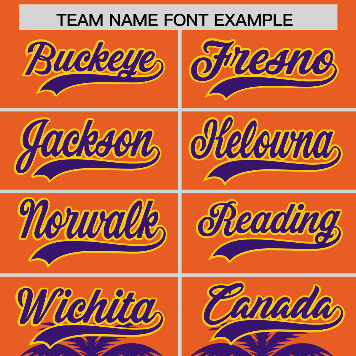 Custom Orange Purple Graffiti Pattern Personalized Bossinia Style Authentic Baseball Jersey