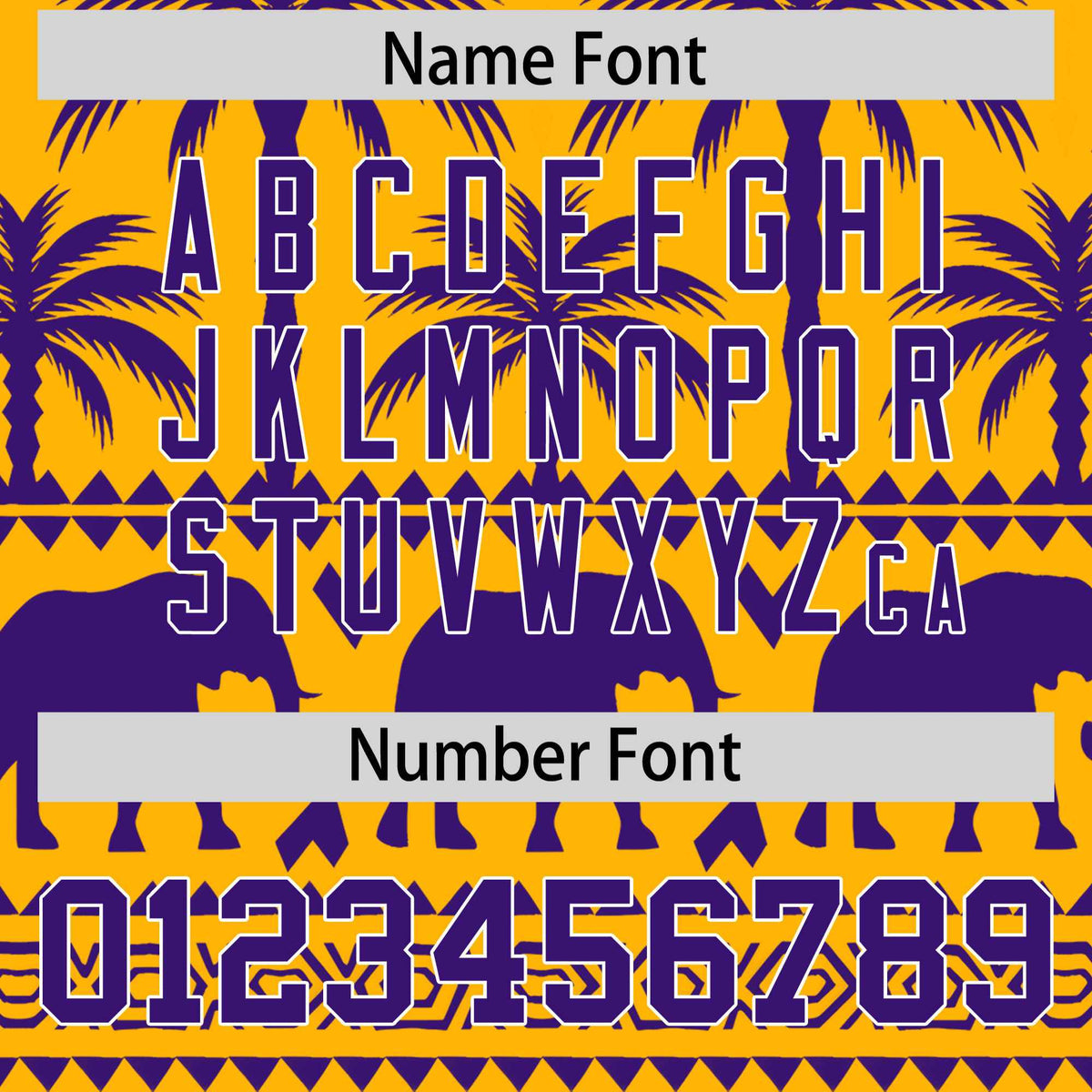 Custom Gold Purple Graffiti Pattern Personalized Bossinia Style Authentic Baseball Jersey