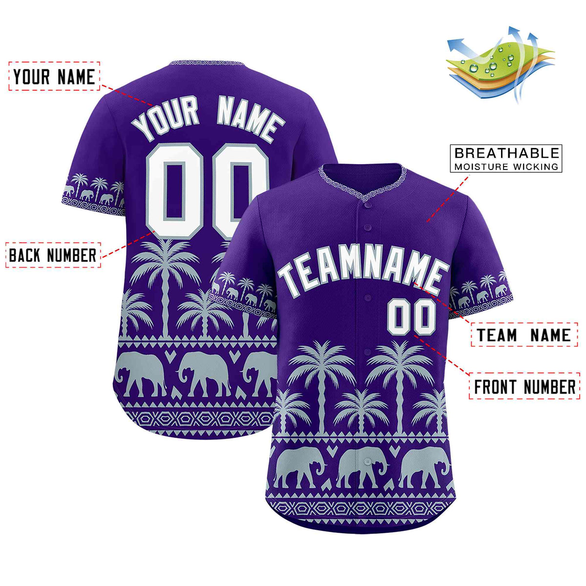 Custom Purple Silver Graffiti Pattern Personalized Bossinia Style Authentic Baseball Jersey