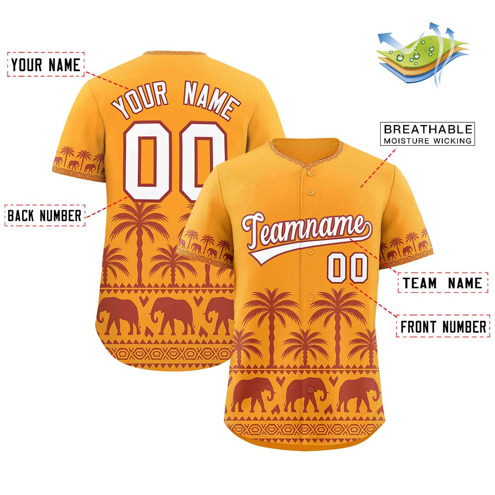 Custom Orange Red Graffiti Pattern Personalized Bossinia Style Authentic Baseball Jersey