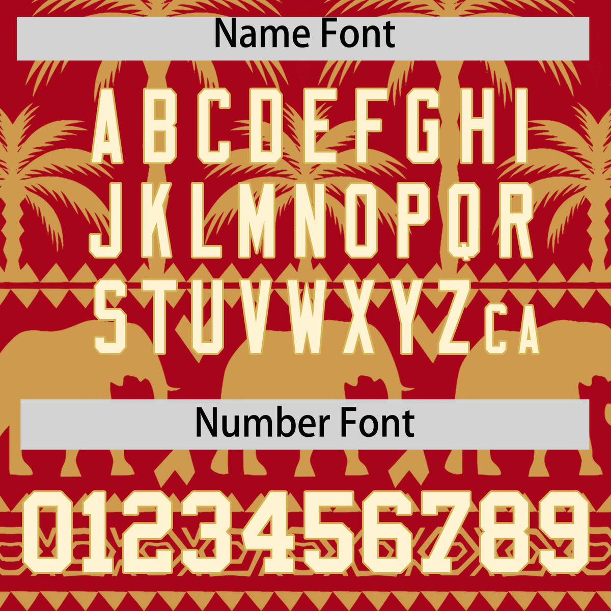 Custom Red Old Gold Graffiti Pattern Personalized Bossinia Style Authentic Baseball Jersey