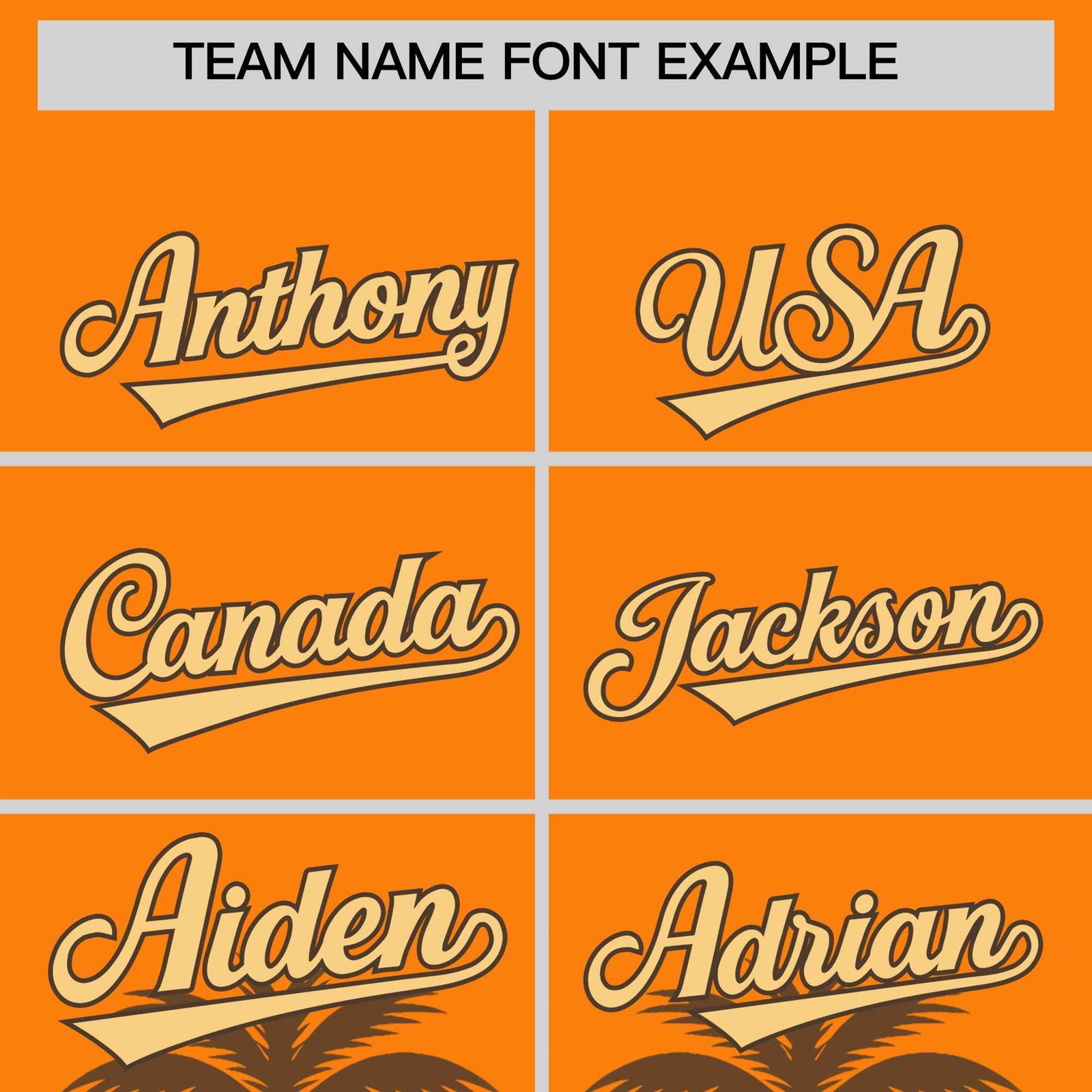 Custom Orange Light Brown Graffiti Pattern Personalized Bossinia Style Authentic Baseball Jersey