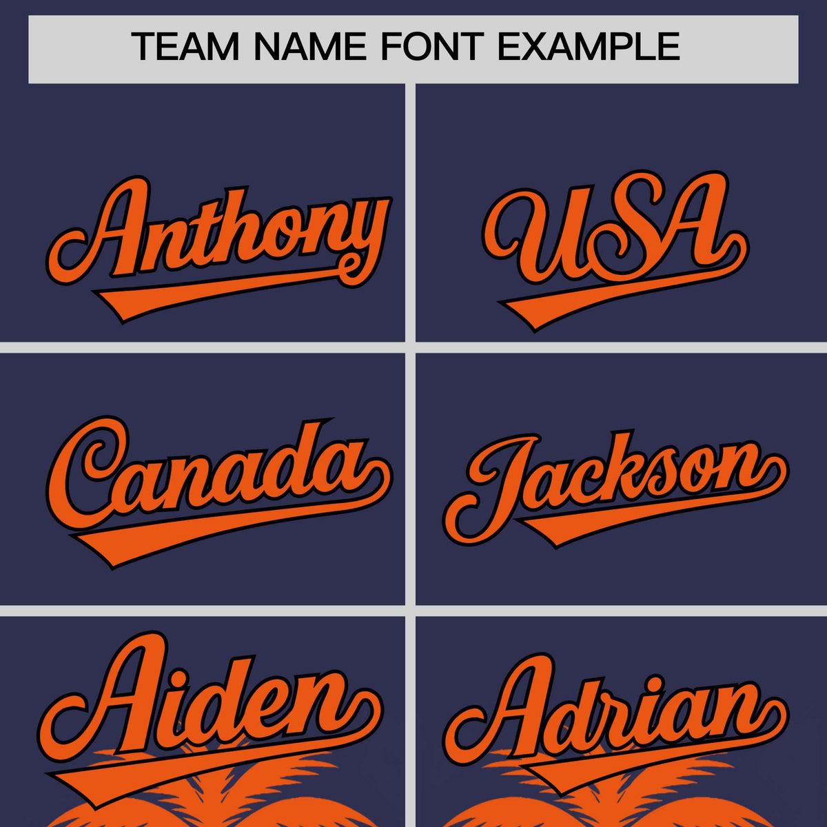 Custom Navy Orange Graffiti Pattern Personalized Bossinia Style Authentic Baseball Jersey