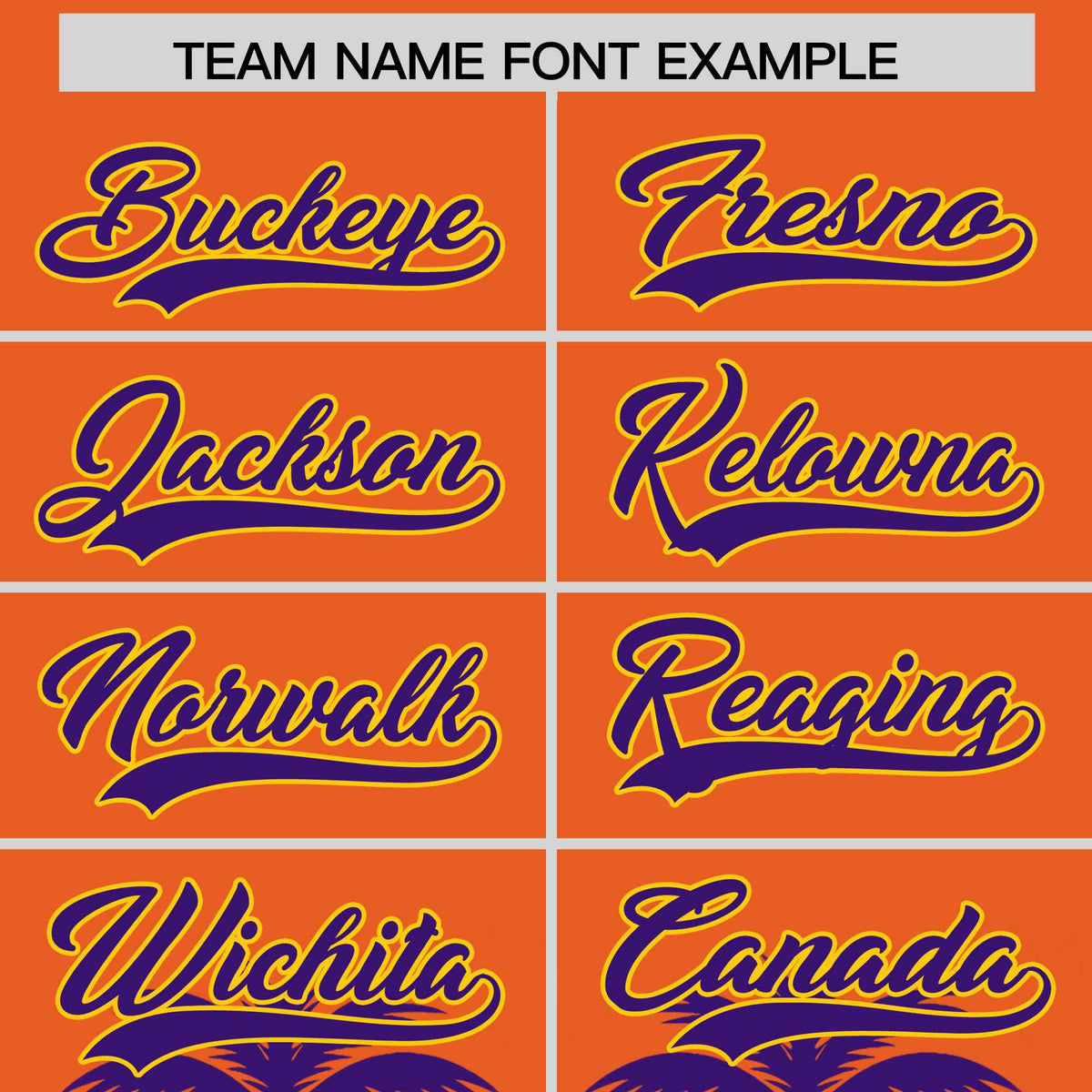 Custom Orange Purple Graffiti Pattern Personalized Bossinia Style Authentic Baseball Jersey