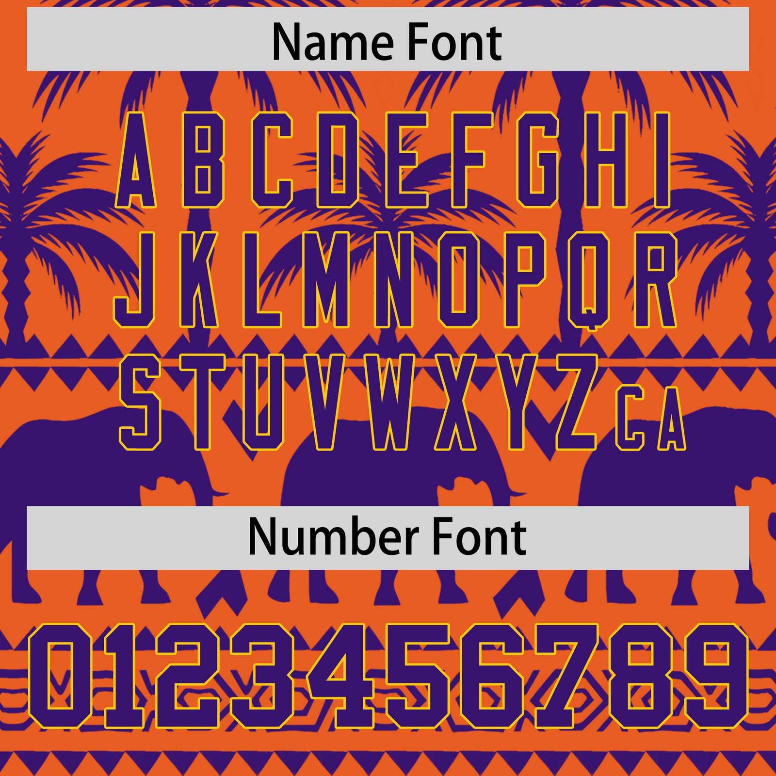 Custom Orange Purple Graffiti Pattern Personalized Bossinia Style Authentic Baseball Jersey