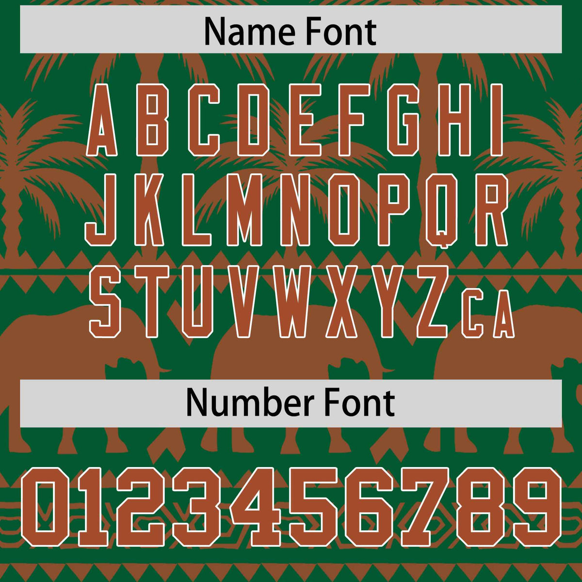 Custom Kelly Green Texas Orange Graffiti Pattern Personalized Bossinia Style Authentic Baseball Jersey