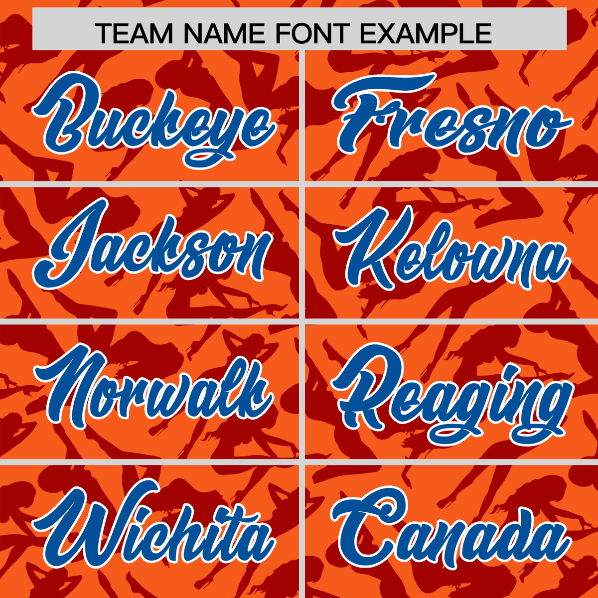 Custom Orange Red Playboy Graffiti Pattern Authentic Baseball Jersey