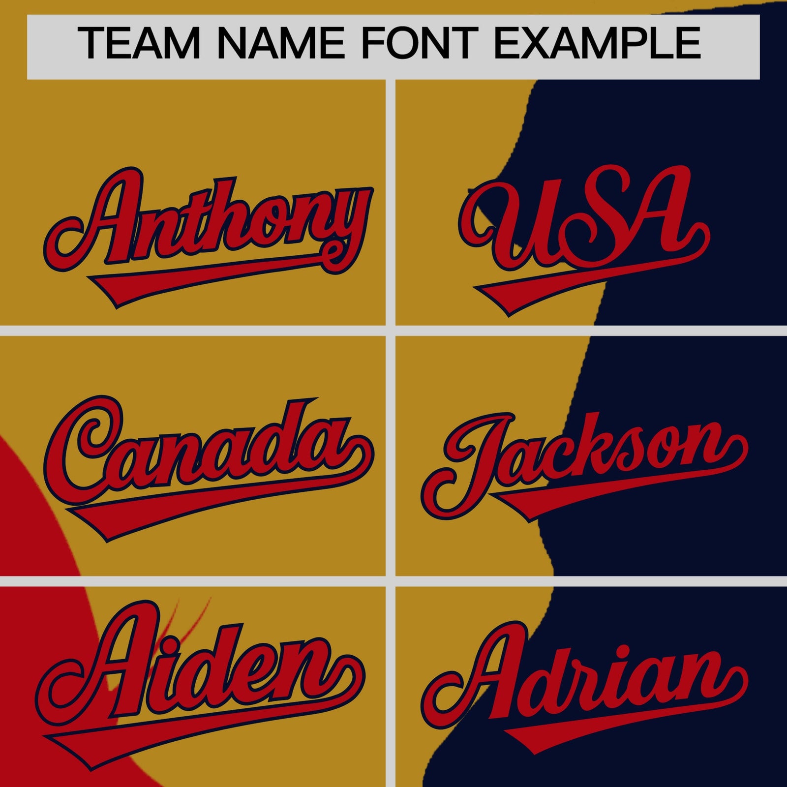 Custom Old Gold Red Navy Silhouettes of Loving Couple Valentine's Day Baseball Jersey| KXKSHOP