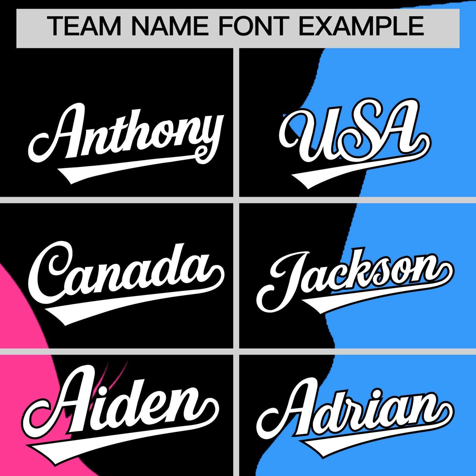 Custom Black Pink Powder Blue Silhouettes of Loving Couple Valentine's Day Baseball Jersey| KXKSHOP