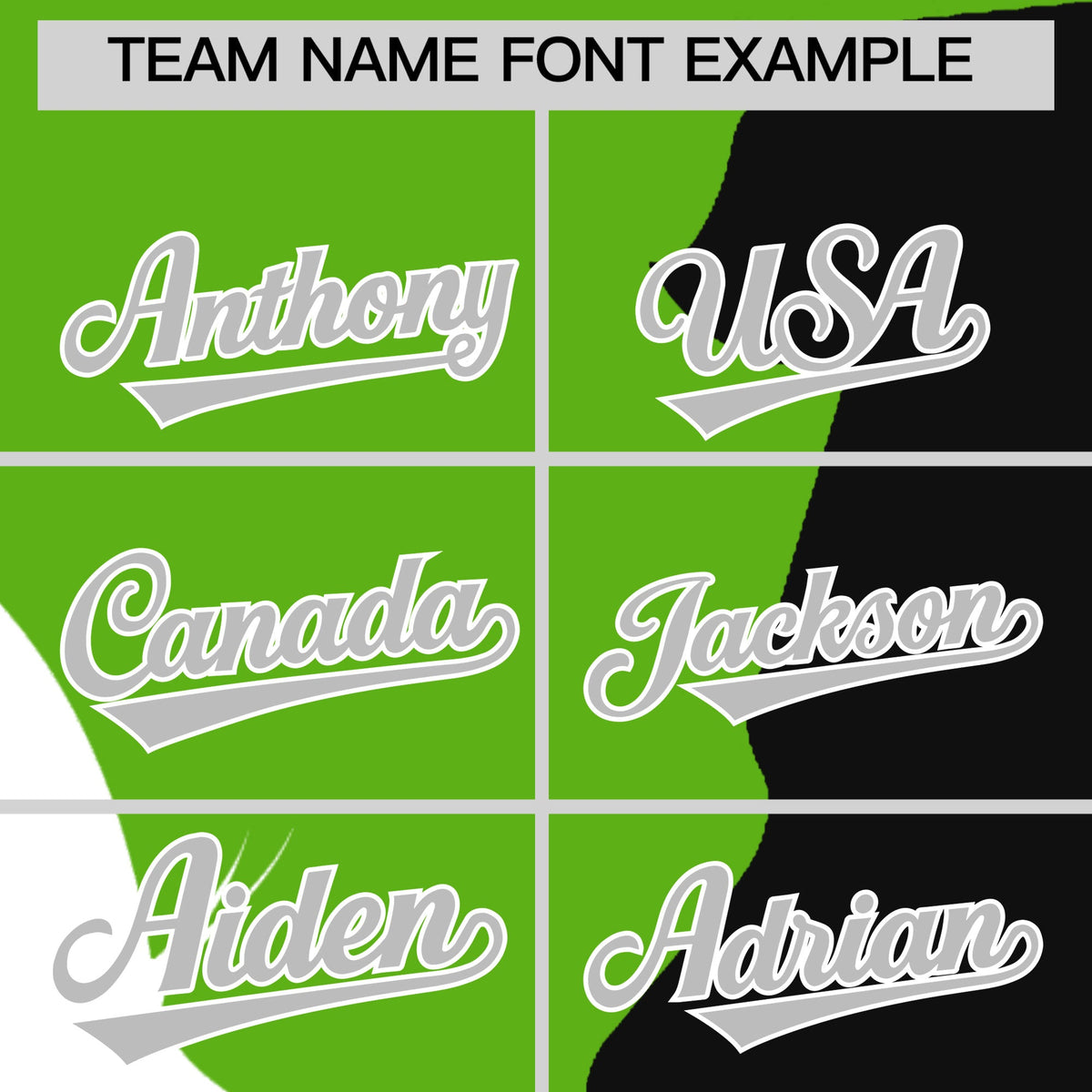 Custom Green Black White Silhouettes of Loving Couple Valentine's Day Baseball Jersey| KXKSHOP