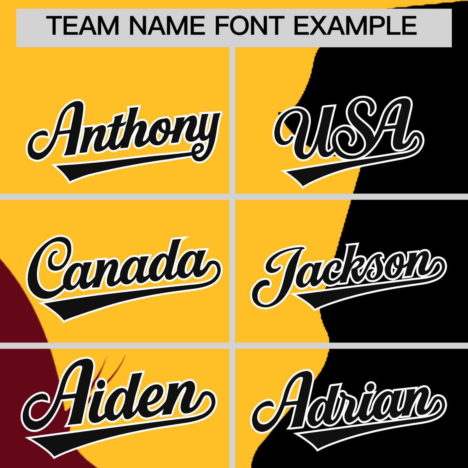 Custom Gold Crimson Black Silhouettes of Loving Couple Valentine's Day Baseball Jersey| KXKSHOP