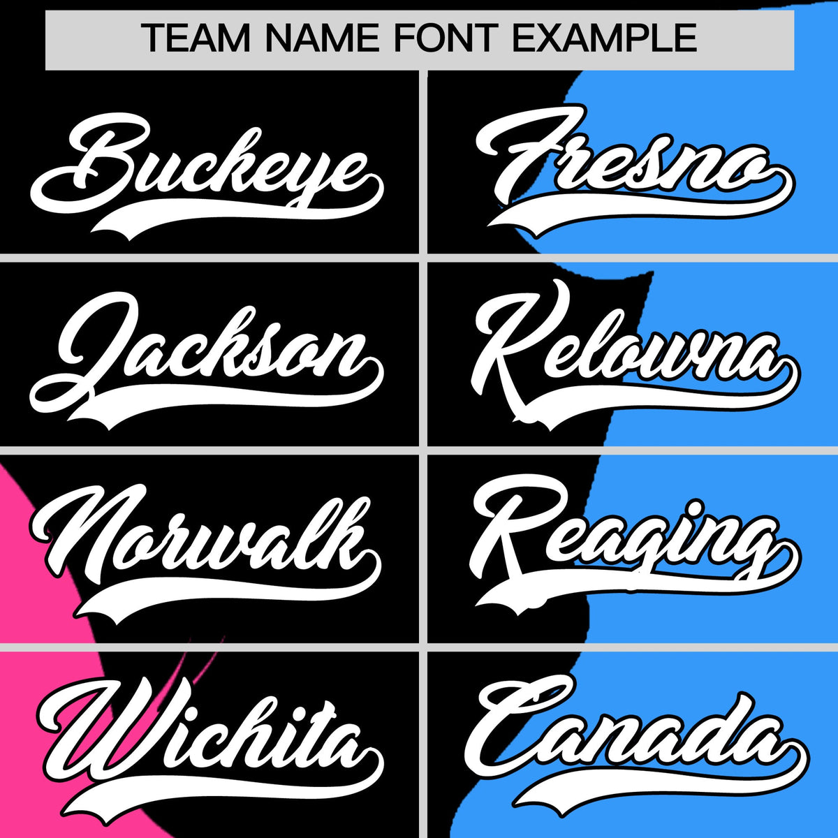 Custom Black Pink Powder Blue Silhouettes of Loving Couple Valentine's Day Baseball Jersey| KXKSHOP