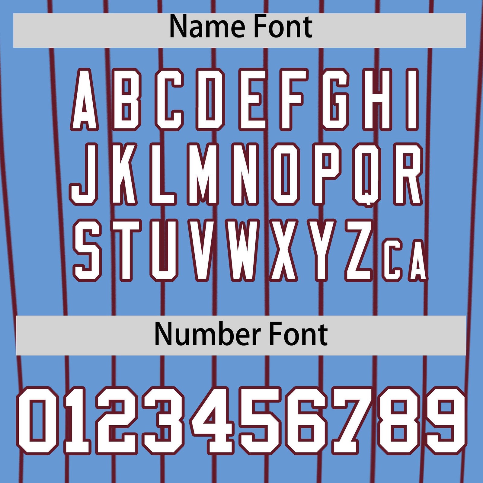 Custom Powder Blue Maroon Stripe Fashion Authentic Baseball Jersey