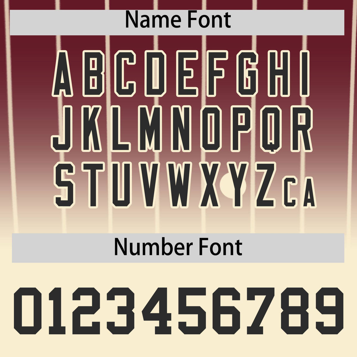 Custom Maroon Cream Gradient Stripe Fashion Authentic Baseball Jersey