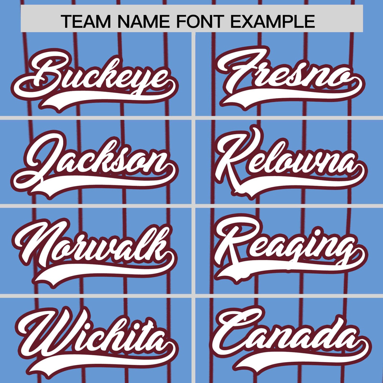 Custom Powder Blue Maroon Stripe Fashion Authentic Baseball Jersey