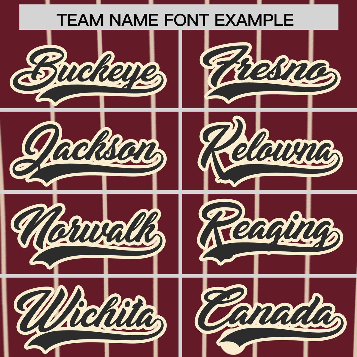 Custom Maroon Cream Gradient Stripe Fashion Authentic Baseball Jersey