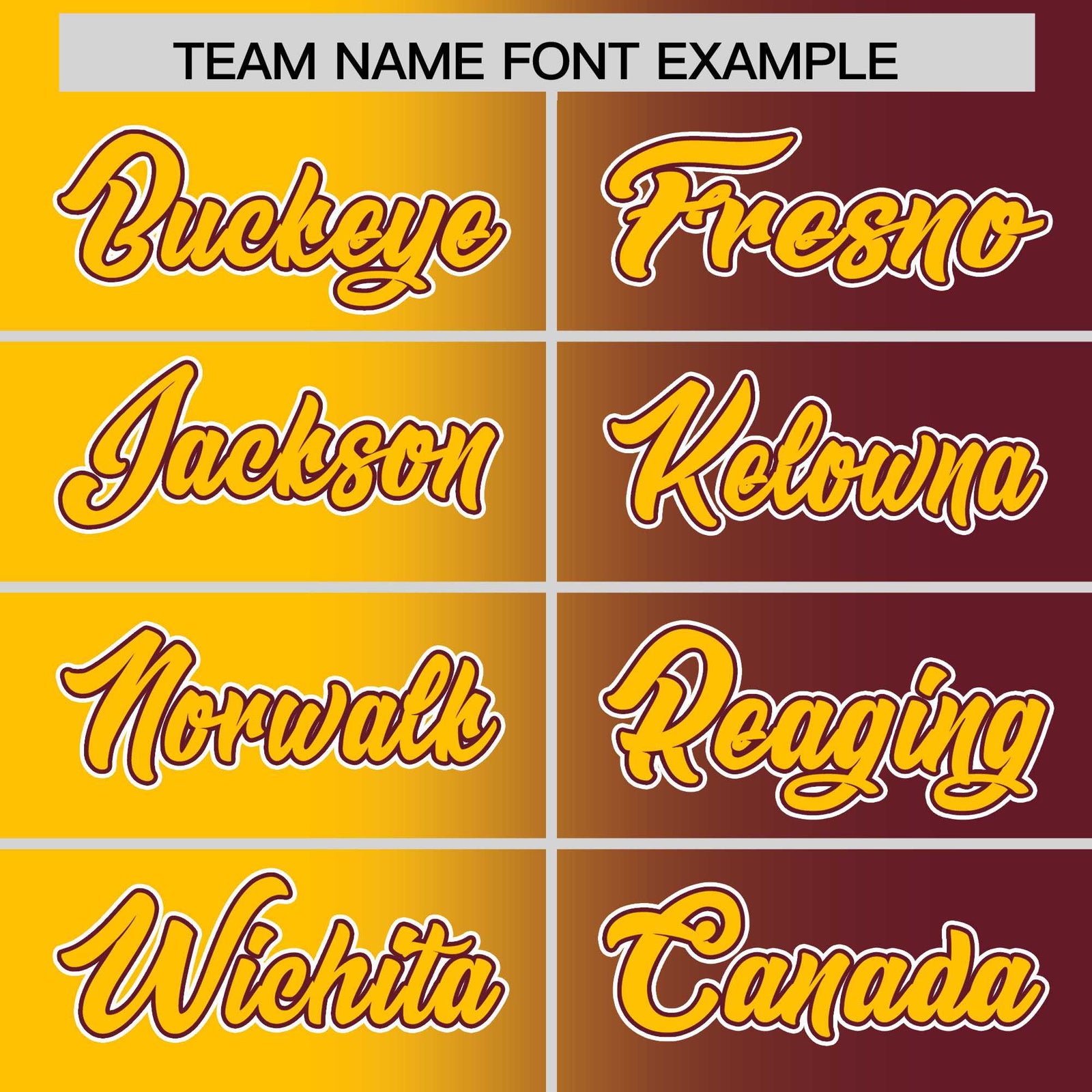 Custom Yellow Maroon Two Tone Gradient Fashion Authentic Baseball Jersey