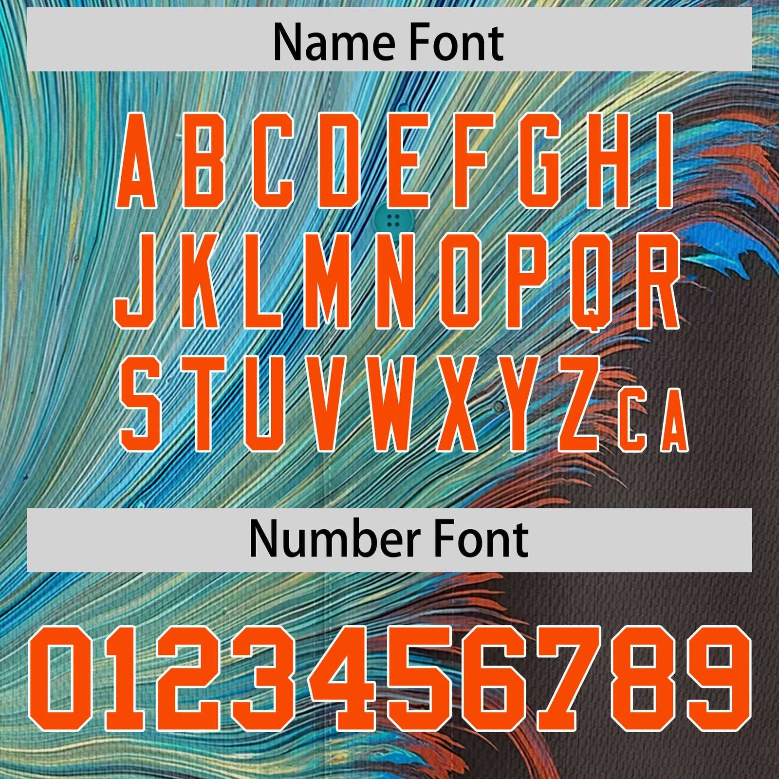 Custom Orange White Fluid Feather Graffiti Pattern Authentic Baseball Jersey