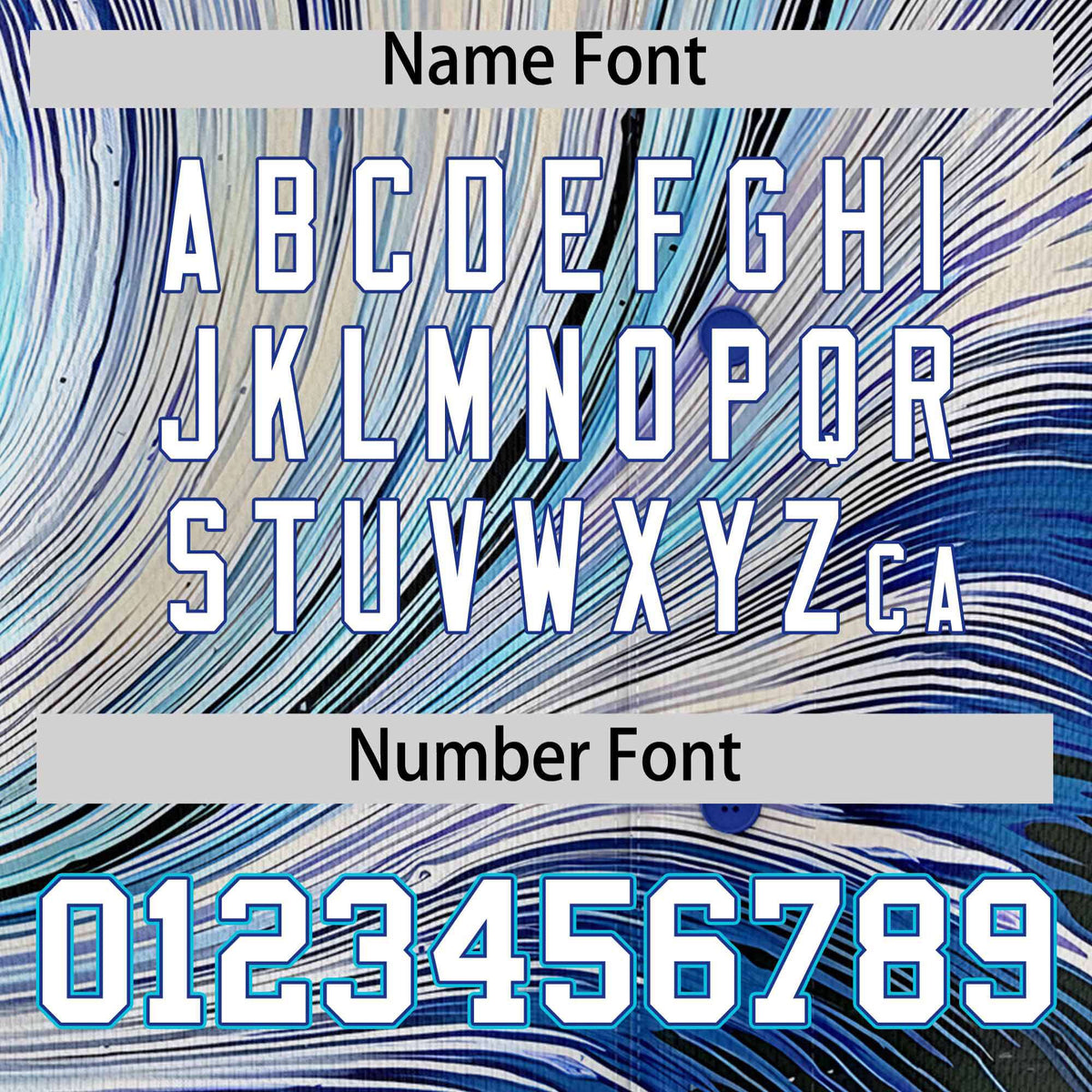 Custom White Royal Fluid Feather Graffiti Pattern Authentic Baseball Jersey