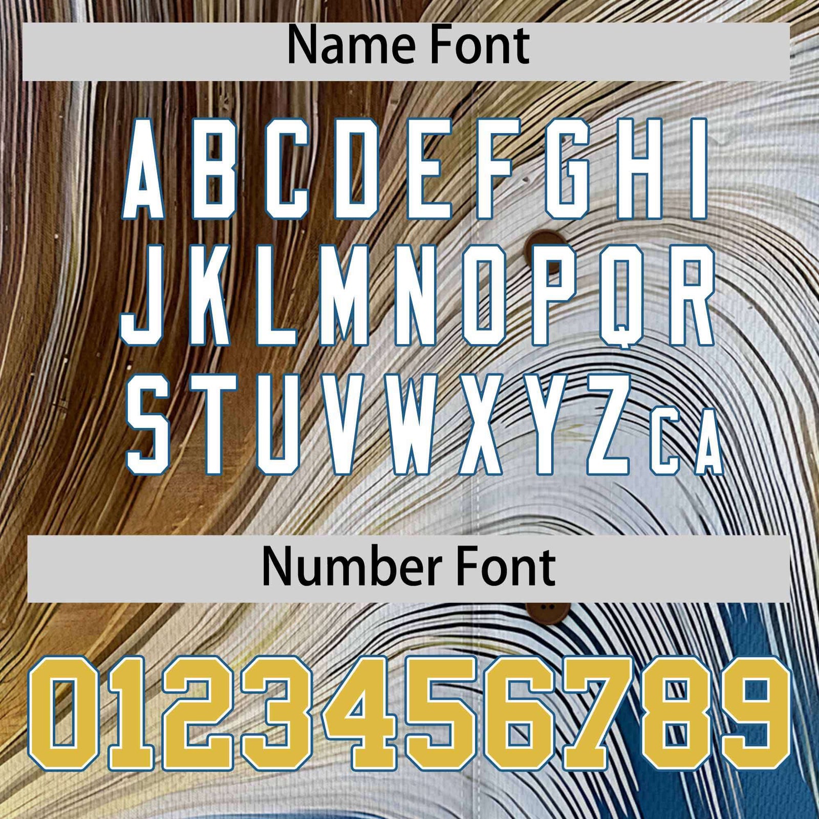 Custom Old Gold White Fluid Feather Graffiti Pattern Authentic Baseball Jersey