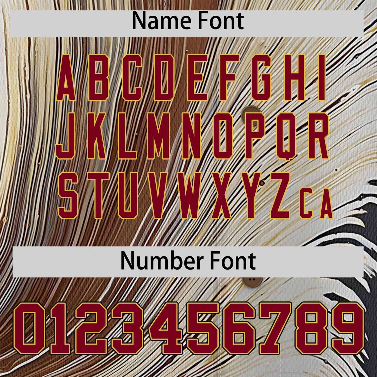 Custom Crimson Old Gold Fluid Feather Graffiti Pattern Authentic Baseball Jersey