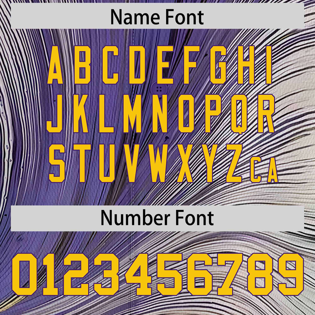 Custom Yellow Purple Fluid Feather Graffiti Pattern Authentic Baseball Jersey