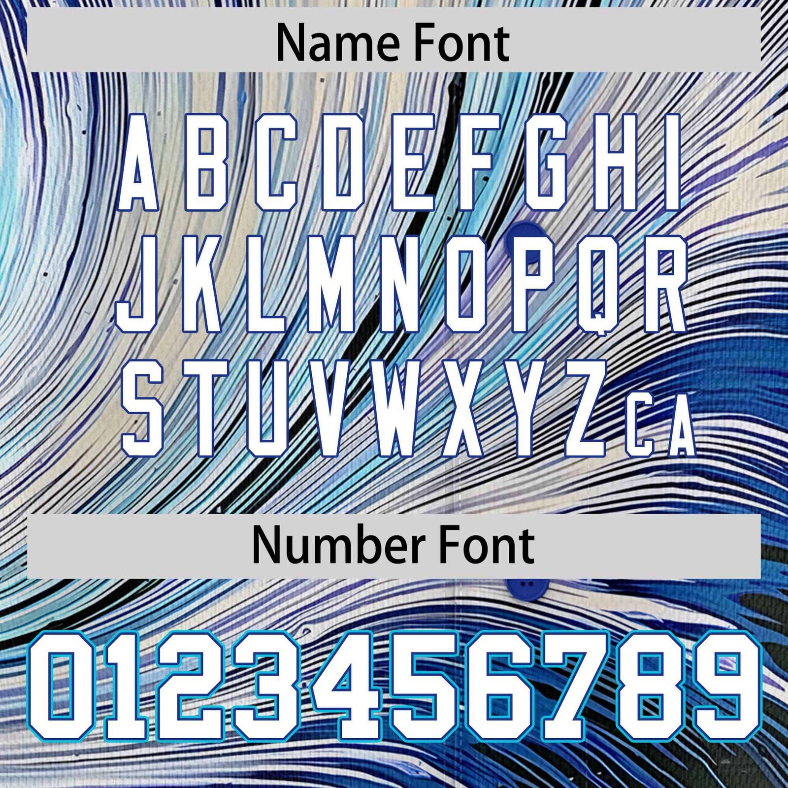 Custom White Royal Fluid Feather Graffiti Pattern Authentic Baseball Jersey