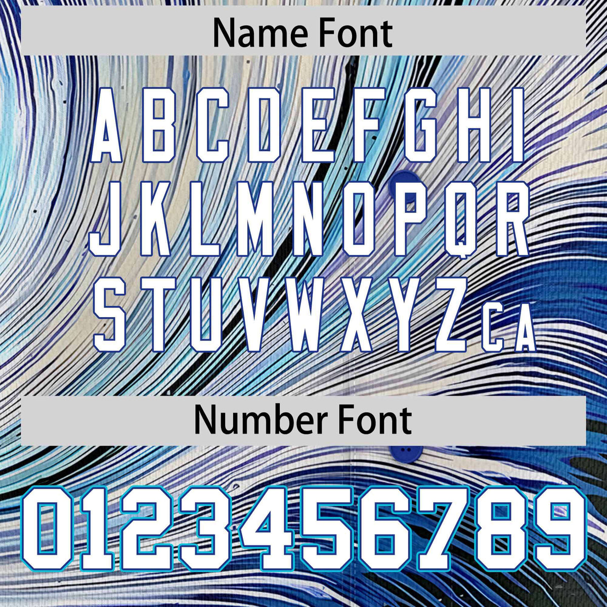 Custom White Royal Fluid Feather Graffiti Pattern Authentic Baseball Jersey