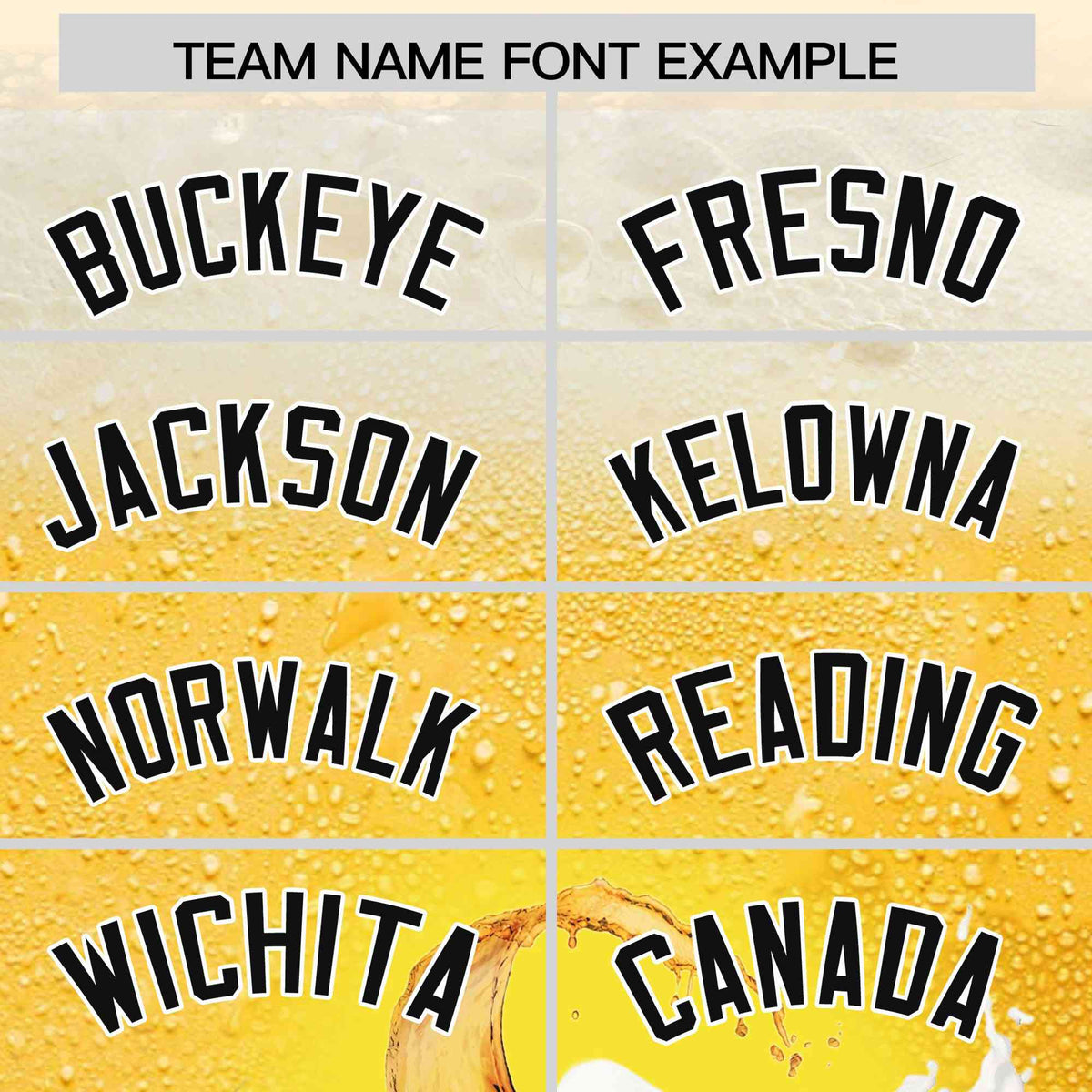 Custom Gold Black National Beer Day Personalized Beer Pattern Baseball Jersey | Suitable For Groups Or Parties | KXKSHOP