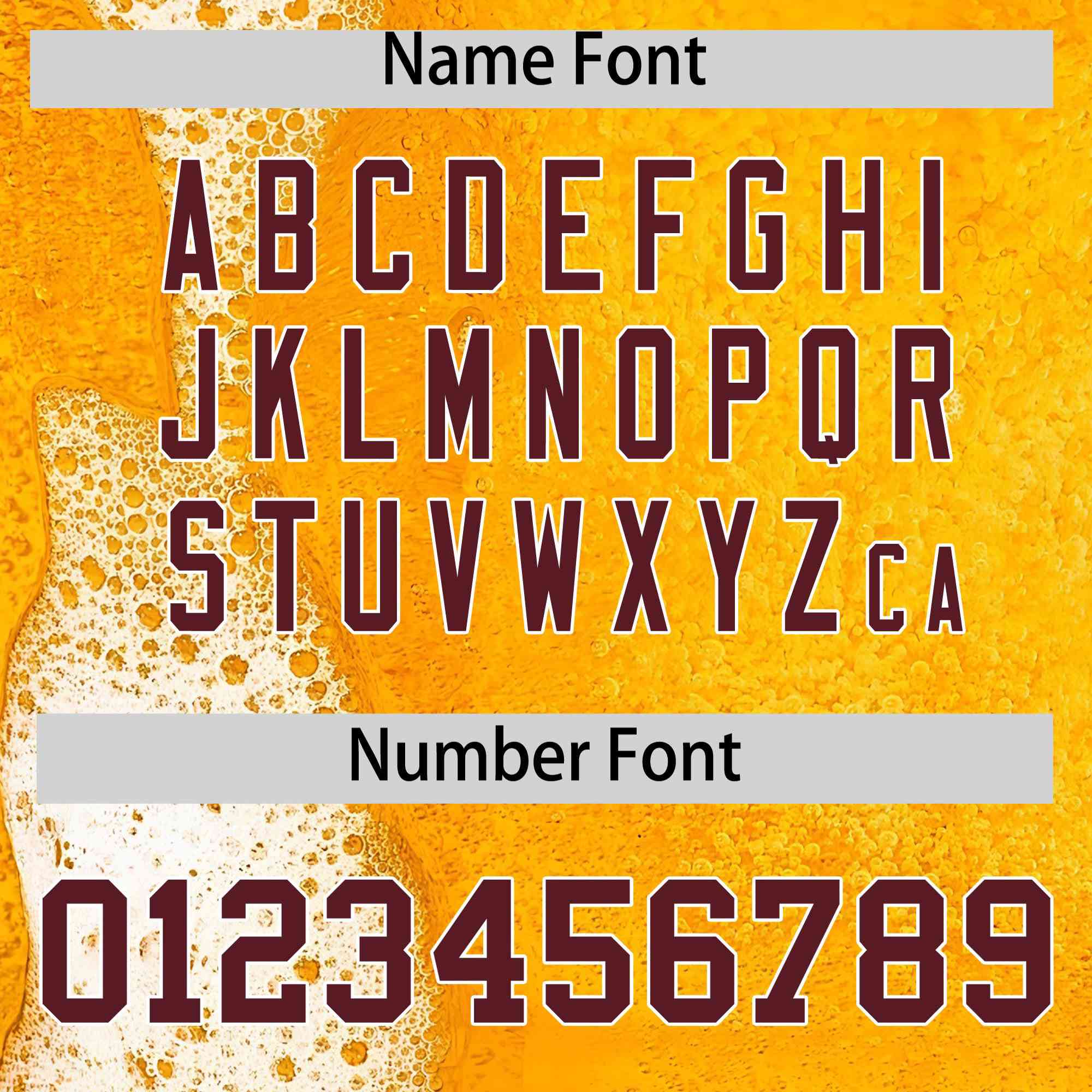 Custom Orange White National Beer Day Personalized Beer Pattern Baseball Jersey | Suitable For Groups Or Parties | KXKSHOP