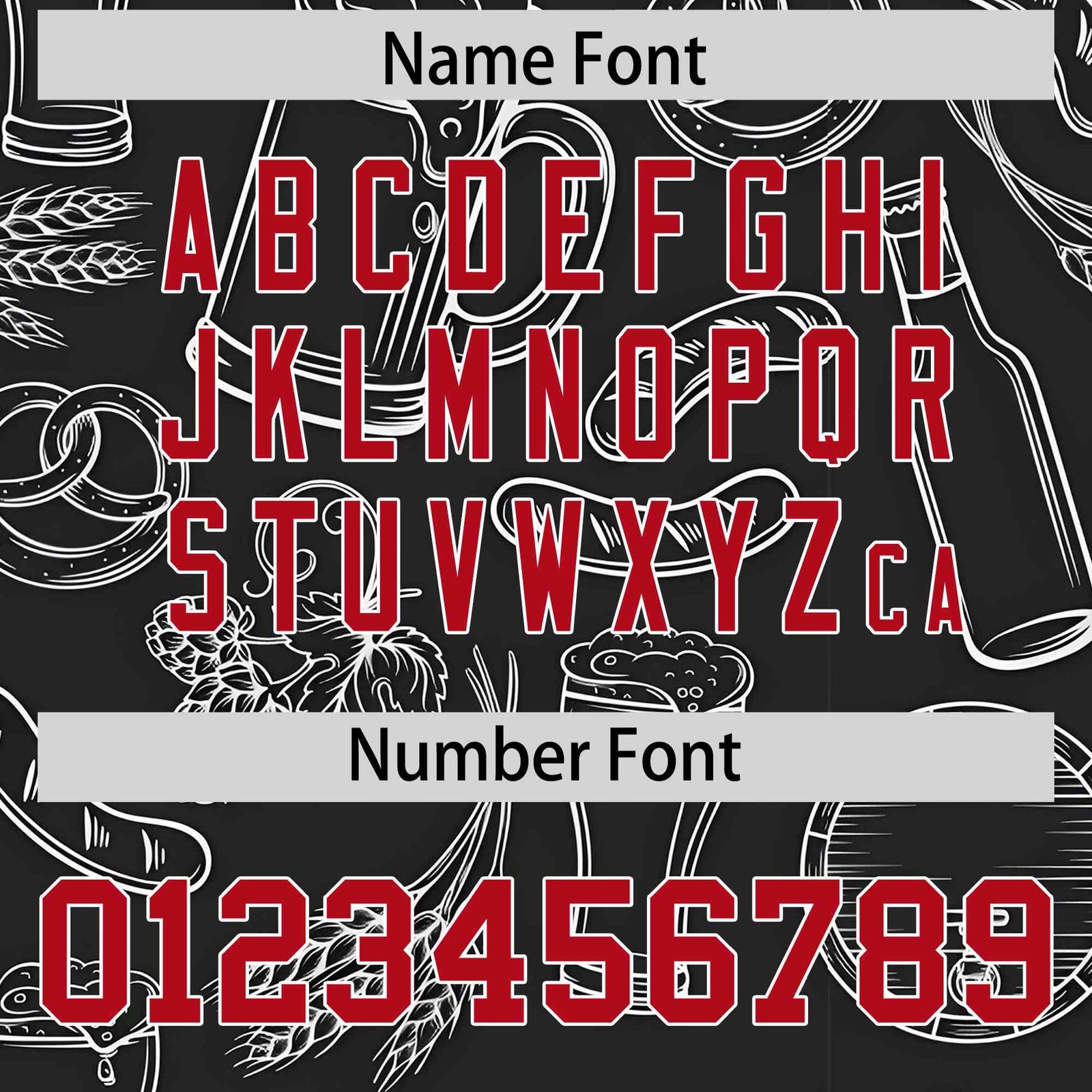 Custom Black White National Beer Day Personalized Beer Pattern Baseball Jersey | Suitable For Groups Or Parties | KXKSHOP