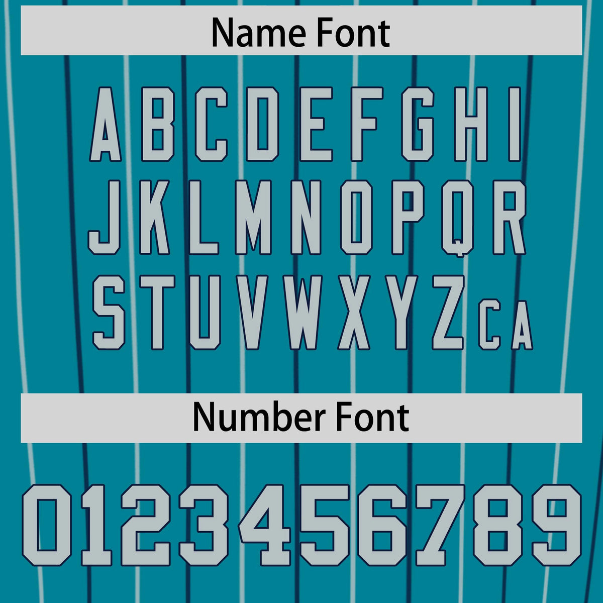 Custom Teal Navy and Gray Bi-Color Stripes Fashion Authentic Baseball Jersey