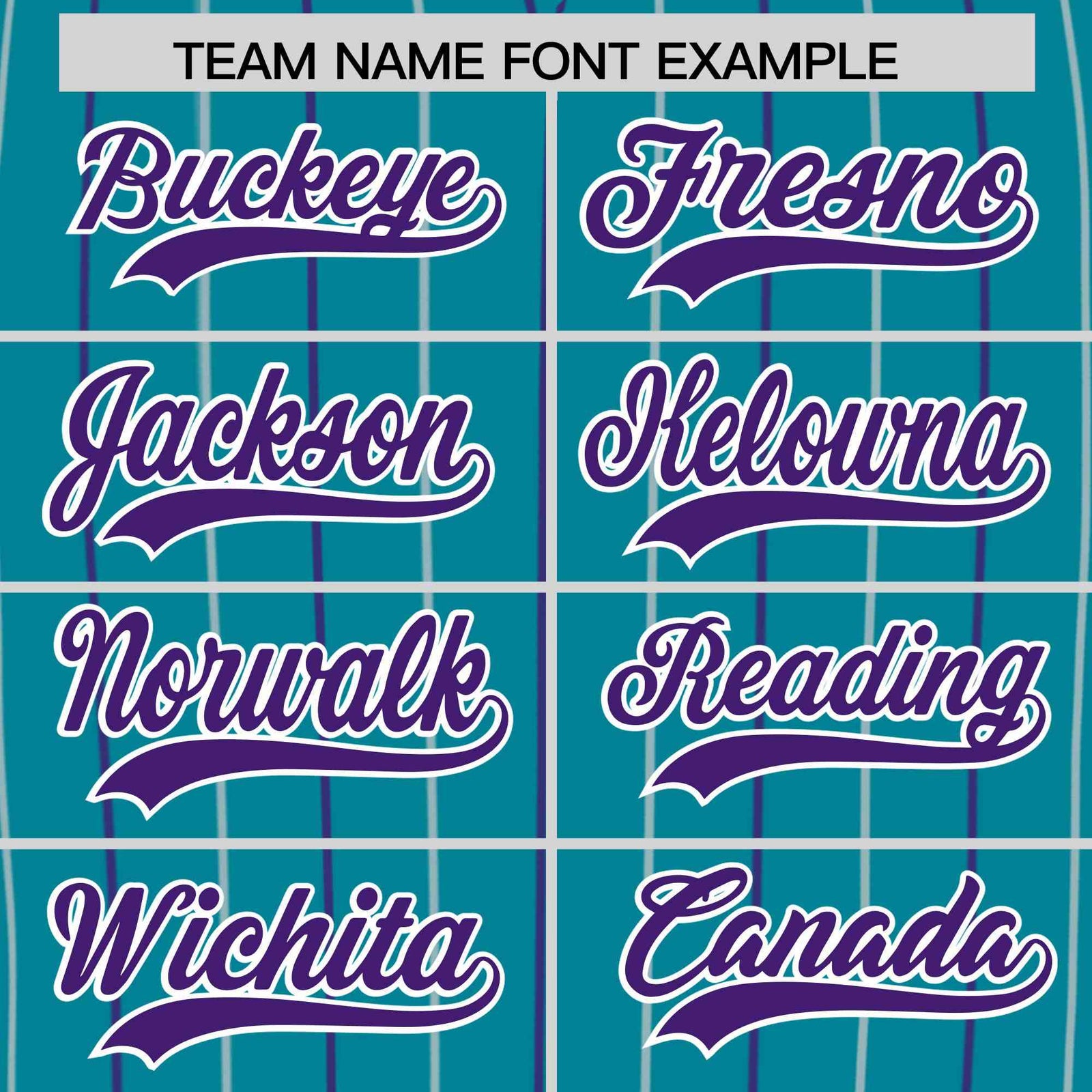 Custom Teal White and Purple Bi-Color Stripes Fashion Authentic Baseball Jersey