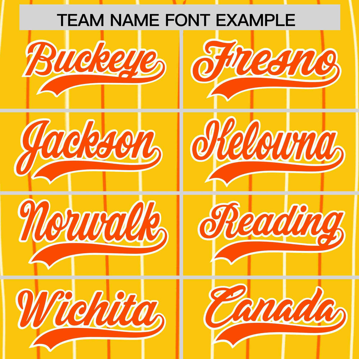 Custom Gold Orange and White Bi-Color Stripes Fashion Authentic Baseball Jersey