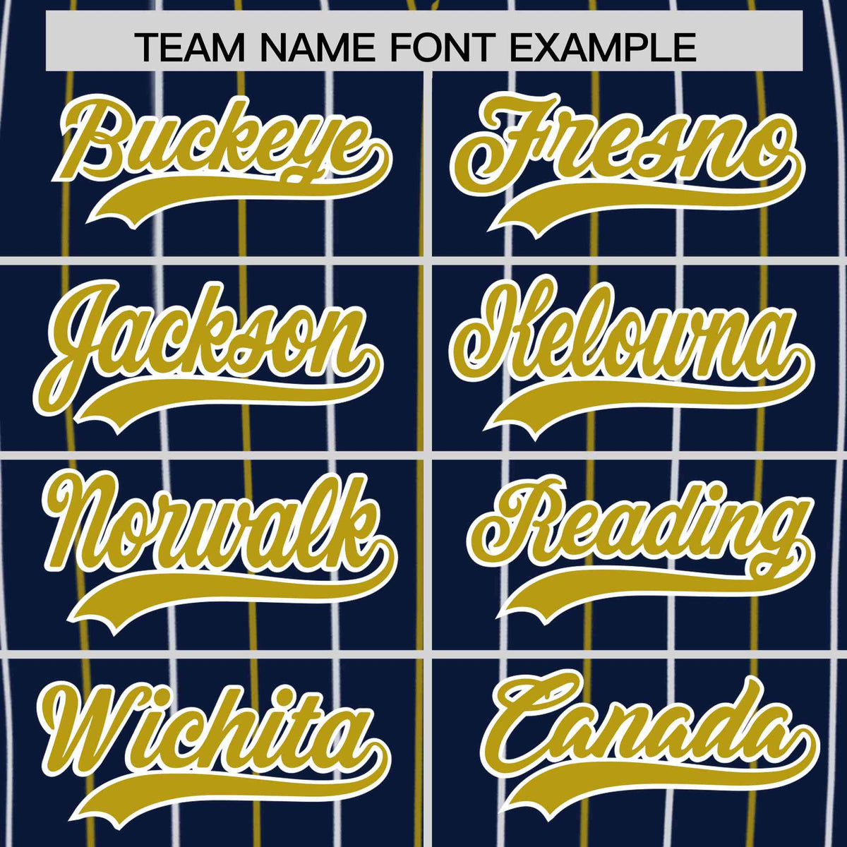 Custom Navy Old Gold and White Bi-Color Stripes Fashion Authentic Baseball Jersey