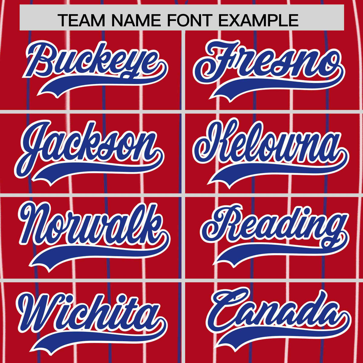 Custom Red Royal and White Bi-Color Stripes Fashion Authentic Baseball Jersey