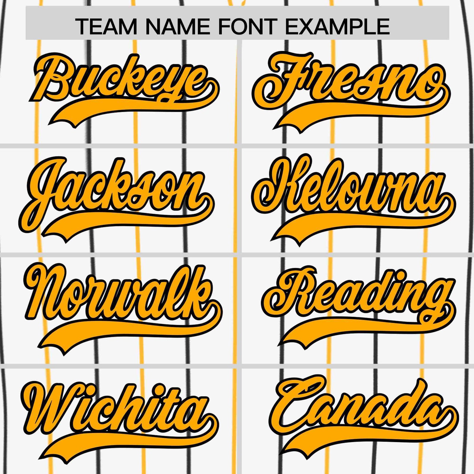 Custom White Yellow and Black Bi-Color Stripes Fashion Authentic Baseball Jersey